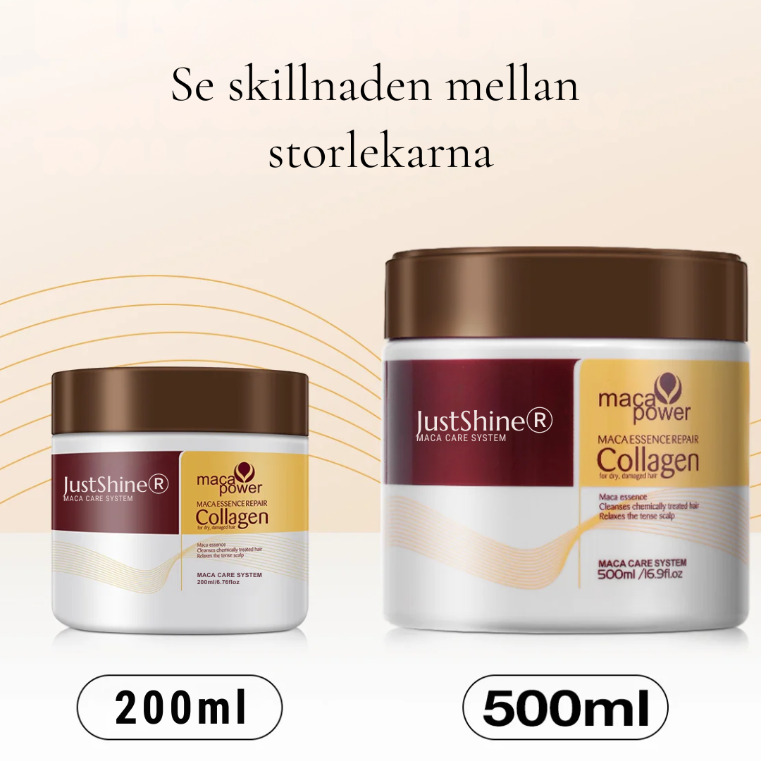 JustShine™ - Hårmask för alla hårtyper