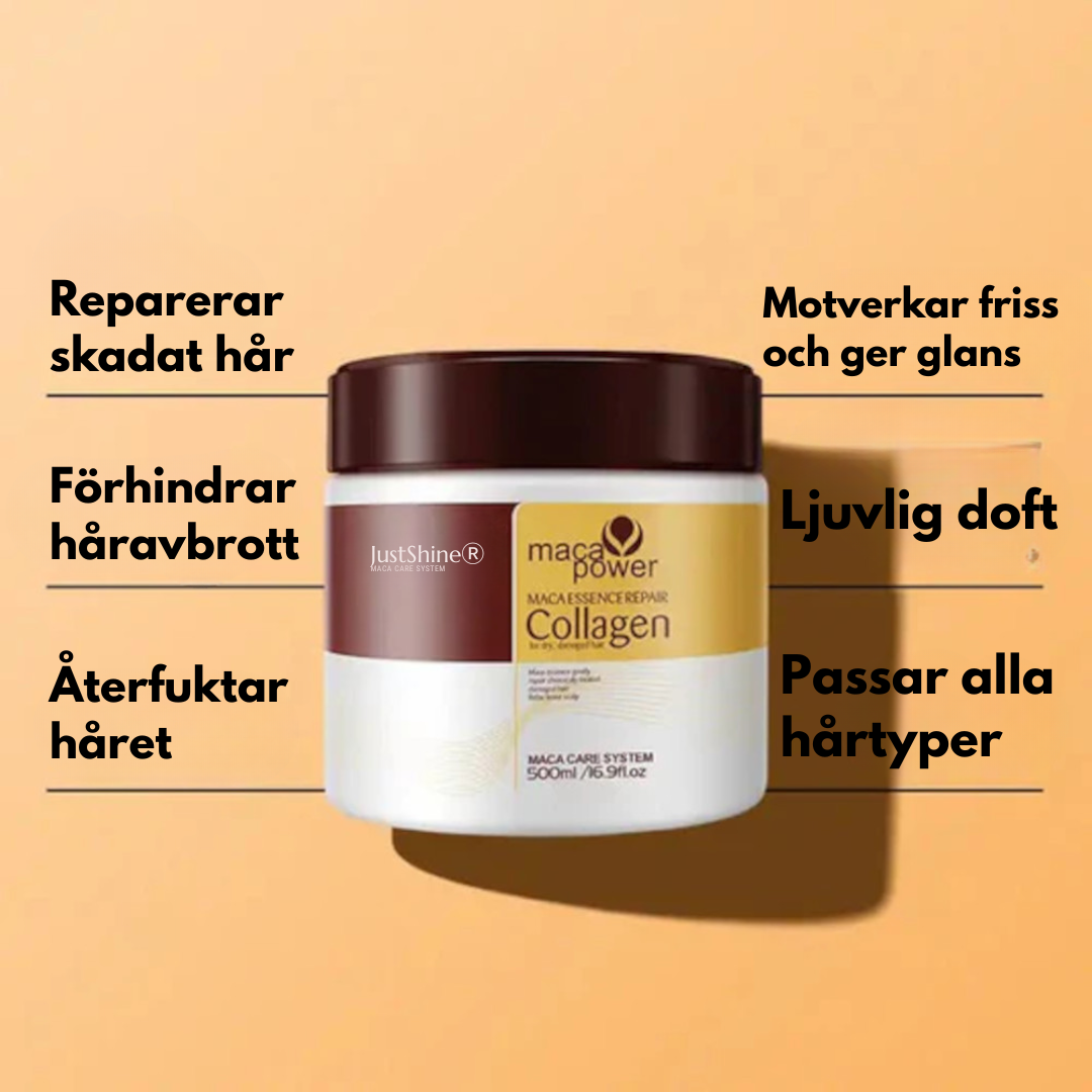 JustShine™ - Hårmask för alla hårtyper