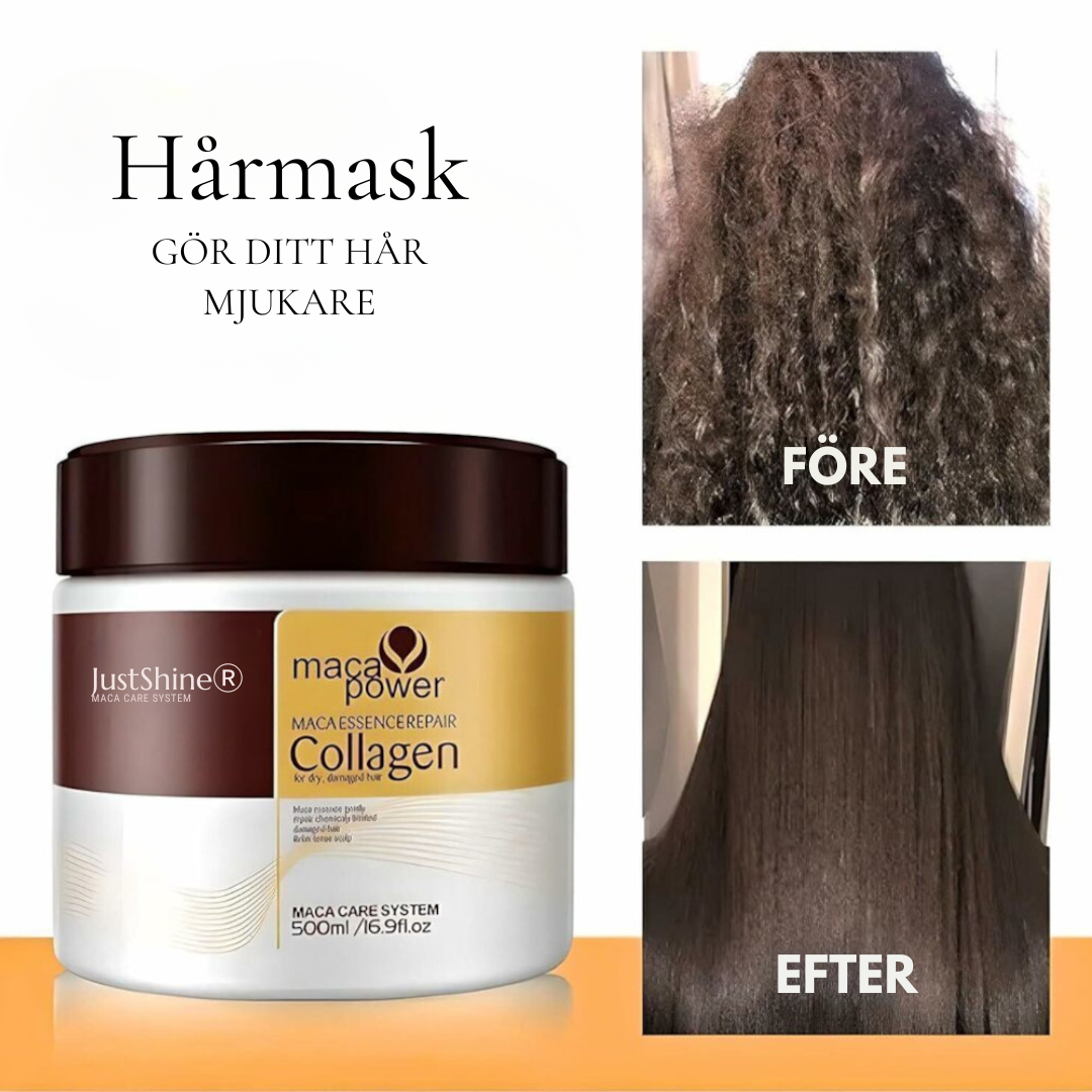 JustShine™ - Hårmask för alla hårtyper