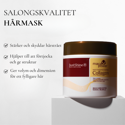 JustShine™ - Hårmask för alla hårtyper